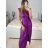 Ärmelloses langes Partykleid für Damen (S/M EINHEITSGRÖSSE) ITALIAN FASHION IM323141