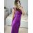 Ärmelloses langes Partykleid für Damen (S/M EINHEITSGRÖSSE) ITALIAN FASHION IM323141