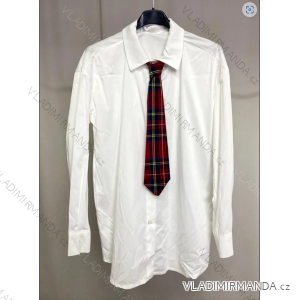 Košile s kravatou dlouhý rukáv dámská (S/M ONE SIZE) ITALSKÁ MÓDA IMPLP2356220125