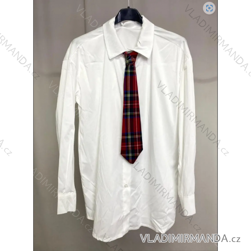 Košile s kravatou dlouhý rukáv dámská (S/M ONE SIZE) ITALSKÁ MÓDA IMPLP2356220125