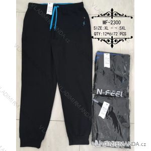 Tepláky dlhé pánske nadrozmer (XL-5XL) N-FEEL NFL23MF-2300