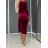 Elegantes Damenkleid mit langen Ärmeln (Einheitsgröße S/M) ITALIAN FASHION IMD23805 schwarz S/M