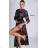 Women's Long Shirt Long Sleeve Dress (S/M ONE SIZE) ITALIAN FASHION IMPLP2310000014