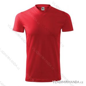 Tričko heavy v-neck krátký rukáv unisex (s-xxl) REKLAMNí TEXTIL 111