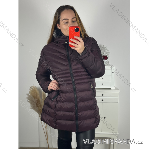 Übergroßes Damen-Sweatshirt (L-4xl) BATY BAT19NU-XUOC-BE Burgund 6XL