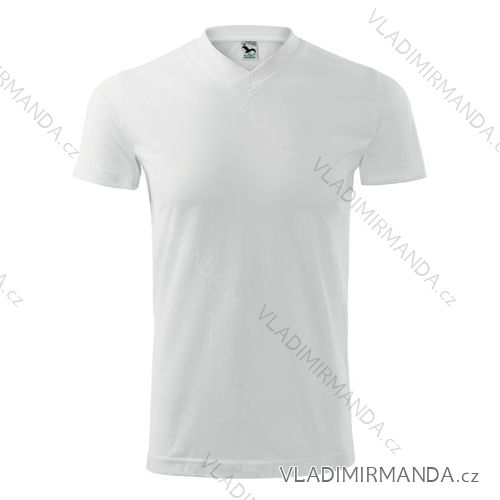 Tričko heavy v-neck krátký rukáv unisex nadrozměrné (xxxl) REKLAMNí TEXTIL 111B/1