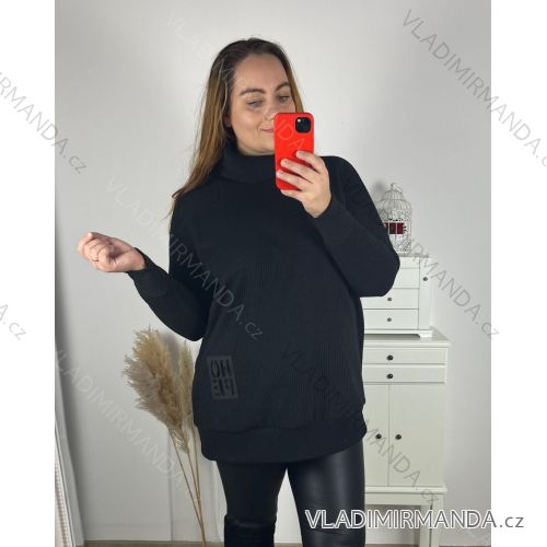 Women's Long Sleeve Sweatshirt (S/M ONE SIZE) ITALIAN FASHION IMC23KARIN