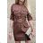 Elegant short-sleeved women's dress (uni s-m) ITALIAN FASHION IM920148