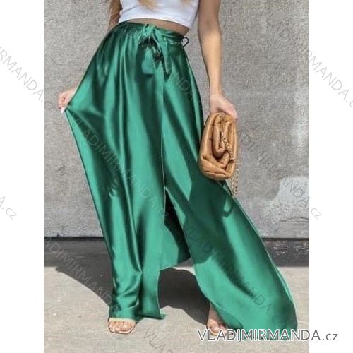 Langer Satinrock für Damen (Einheitsgröße S/M) ITALIAN FASHION IMHMS23112
