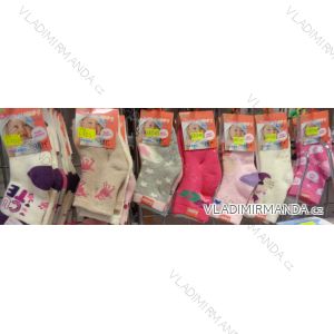 Ponožky teplé thermo protiskluz kojenecké dívčí (0-36 měsíců) LOOKEN LOOK23ZTY-6726