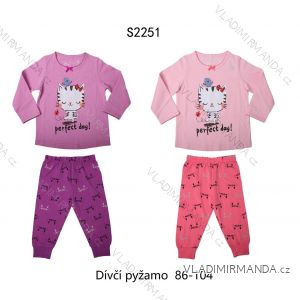 Pyžamo dlouhé dětské dívčí (86-104) WOLF S2251