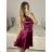 Šaty elegantní společenské na ramínka dámské Lolita (XS/S ONE SIZE) ITALSKá MóDA IM322461