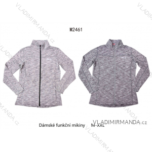 Mikina funkčný dlhý rukáv na zips dámska (M-2XL) WOLF M2461