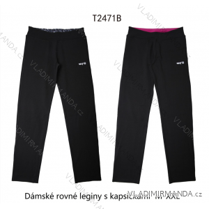 Legíny dlouhé s kapsičkami dámské (M-2XL) WOLF T2471B