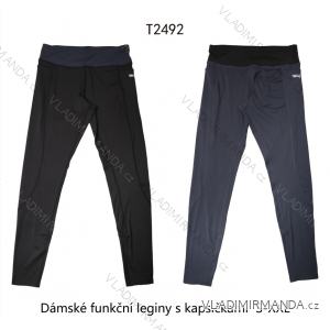 Legíny funkční s kapsičkami dlouhé dámské (S-2XL) WOLF T2492