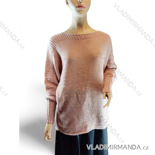 Strickjacke-Weihnachtsmuster-warme Strick-lange Hülsen-Damen (S-XL) TÜRKISCHES MODA MA719004 XL/2XL pink