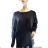 Strickjacke-Weihnachtsmuster-warme Strick-lange Hülsen-Damen (S-XL) TÜRKISCHES MODA MA719004 XL/2XL schwarz