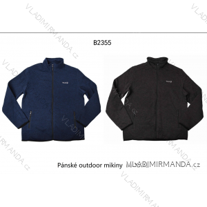 Mikina outdoorová na zip dlouhý rukáv pánská (M-3XL) WOLF B2355