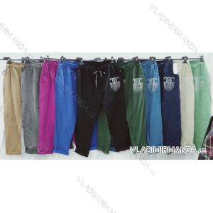 Kalhoty dlouhé dámské nadrozměr (3XL/4XL ONE SIZE) ITALSKÁ MÓDA IMWQ24001