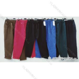 Kalhoty dlouhé dámské nadrozměr (3XL/4XL ONE SIZE) ITALSKÁ MÓDA IMWQ24006