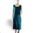 Classic short sleeve dress women (uni s-l) ITALIAN MODA IMC20206 S/M Emerald