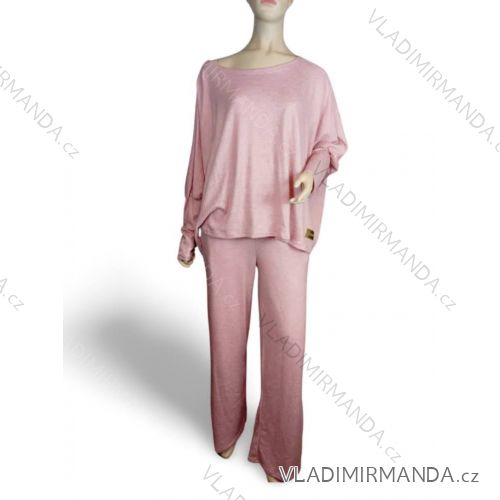 Summer elegant pants set and women's top (S / M ONE SIZE) ITALIAN FASHION IMWG221626