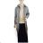 Women's Plus Size Hooded Jacket (XL/2XL ONE SIZE) ITALIAN FASHION IM422684 XL/2XL khaki