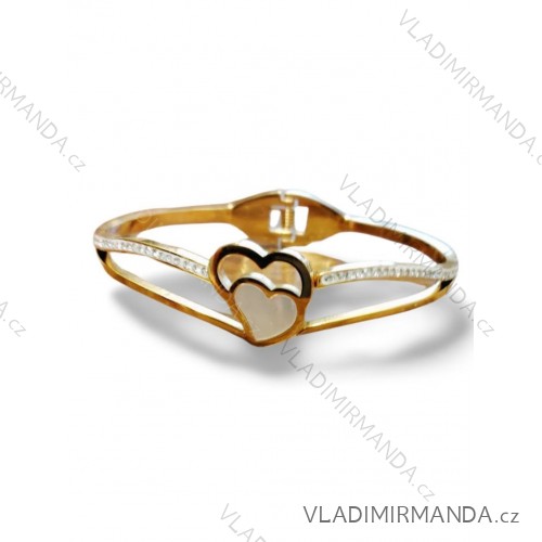 Náramek ocelový dívčí a dámský (ONE SIZE) BIŽUTERIE BIZ24250160/DR zlatá 1