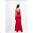 Women's Long Sleeve Party Dress (S/M ONE SIZE) ITALIAN FASHION IMPSH235429 red S / M