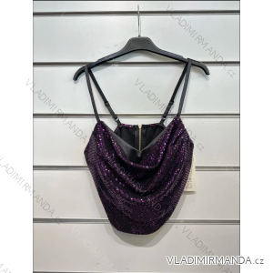 Langärmliges Croptop für Damen (Einheitsgröße S/M) ITALIAN FASHION IMPSH235434