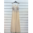 Langes trägerloses Pailletten-Partykleid für Damen (Einheitsgröße S/M) ITALIAN FASHION IMPSH233348 hellblau S / M