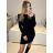 Langärmliges Strickkleid für Damen (Einheitsgröße S/M) ITALIAN FASHION IMPMD231039X