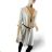 Women's elegant party long sleeve dress (S/M ONE SIZE) ITALIAN FASHION IM322282   Old-pink
   S/M
