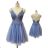 Women's strapless tulle party dress (S/M/L ONE SIZE) ITALIAN FASHION IM923001