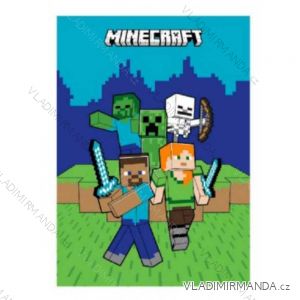 Deka přikrývka minecraft dětská chlapecká (100x140 cm) SETINO MNC23-3013