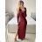 Šaty letní na ramínka dámské (S/M ONE SIZE) ITALSKÁ MÓDA IMPBB22B21841 S/M red