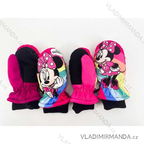 Rukavice lyžařské paláčky minnie mouse dětská dívčí (3-6let) SETINO MIN-A-GLOVES-201
