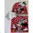 Souprava čepice, nákrčník a rukavice zimní prstové minnie mouse dětská dívčí (ONE SIZE) SETINO HW4033