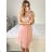 Trägerloses Spitzen-Partykleid für Damen (Einheitsgröße S/M) ITALIAN FASHION IMC23349