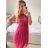 Women's strapless lace party dress (S/M ONE SIZE) ITALIAN FASHION IMC23349/DR