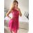 Women's strapless lace party dress (S/M ONE SIZE) ITALIAN FASHION IMC23349/DR