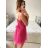 Women's strapless lace party dress (S/M ONE SIZE) ITALIAN FASHION IMC23349/DR