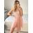 Women's strapless lace party dress (S/M ONE SIZE) ITALIAN FASHION IMC23349/DR