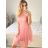 Women's strapless lace party dress (S/M ONE SIZE) ITALIAN FASHION IMC23349/DR