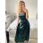 Šaty dlhé elegantné na ramienka dámske (S/M ONE SIZE) TALIANSKA MODA IM323013/DU S/M biela