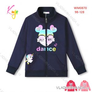 Reißverschluss-Sweatshirt Langarm Kinder Jugend Mädchen (116-146) KUGO FM8886