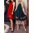 Šaty elegantní letní bez rukávu dámské (S/M/L ONE SIZE) ITALSKÁ MÓDA IMHMS23NELA/DU - Barva   oranžová - Velikost   M/L