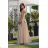Women's Strapless Long Satin Party Dress (34-42) POLISH FASHION PMLEL24NATHALIE