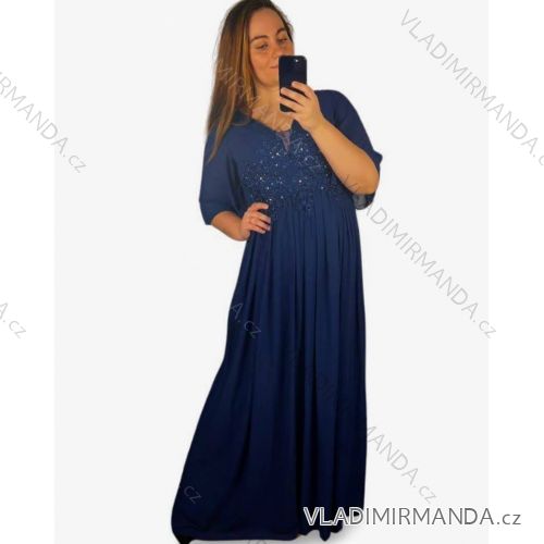 Women's Strapless Elegant Prom Long Dress (S/M, L/XL) FRENCH FASHION FMF231707