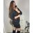 Classic Warm Long Sleeve Dress Women's (L / XL ONE SIZE) ITALIAN FASHION IMD211121 béžová L/XL